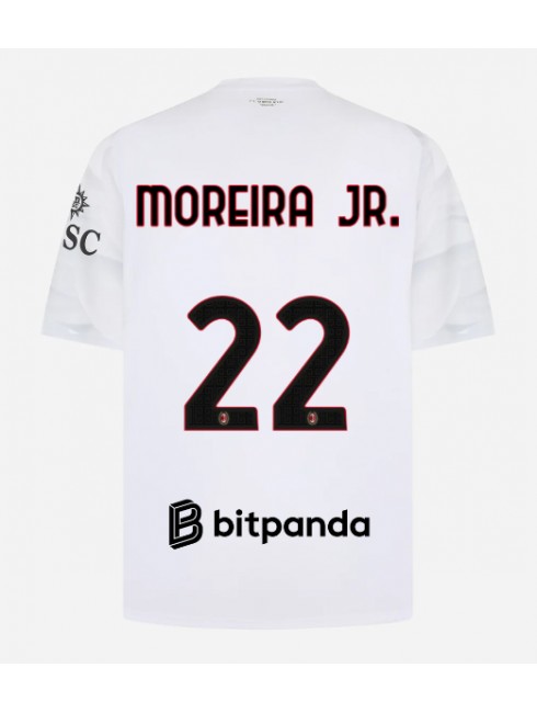 Moški Nogometna dresi replika AC Milan Diego Moreira #22 Gostujoči 2026-27 Kratek rokav Moški Nogometna dresi replika AC Milan Diego Moreira #22 Gostujoči 2026-27 Kratek rokav